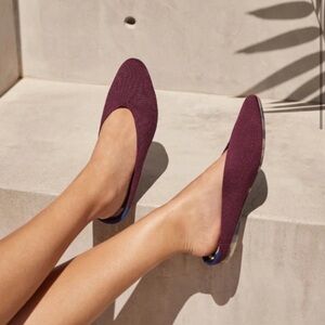 Rothy’s Demi Almond Slip On Mule - Black Cherry